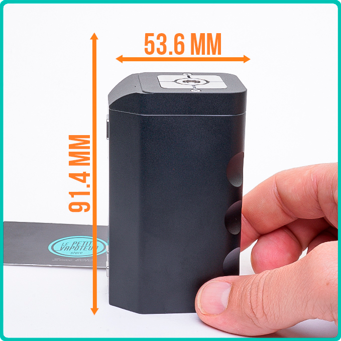 Dimensions de la Box Titan PWM V2 Steam Crave